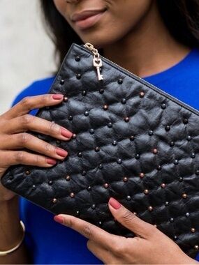 Robert Bestien Leather Clutch Bag
